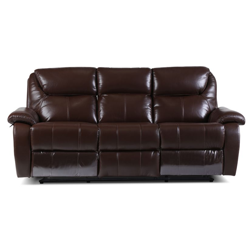 Juego Living Daryl Sofá Reclinable De 3 Cuerpos Y 2 Brandy Juego Living Daryl Sofa Reclinable De 3 Cuerpos