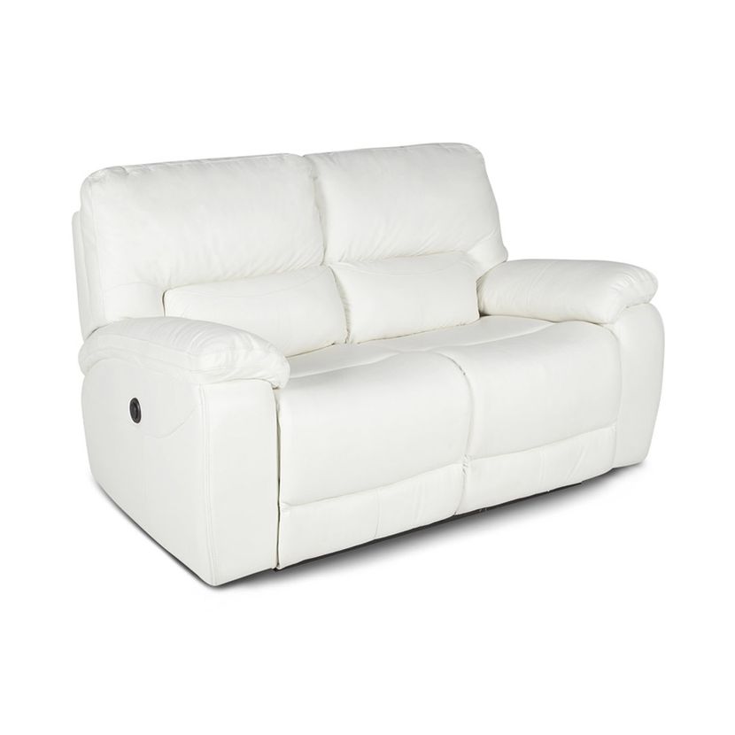 sofa reclinable poch cuero 2 cuerpos